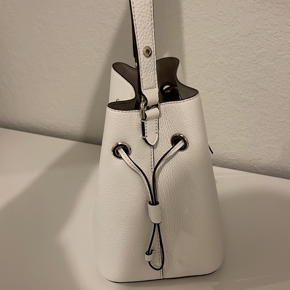 kate spade White Leather Bucket Shoulder Bag - Picture 8 of 16